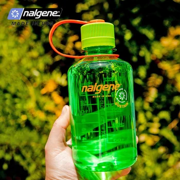 Nalgene-Узкогорлышко Спортивная бутылка для воды, портативная, для кемпинга, на открытом воздухе, для походов, бутылка для питья, 500 мл